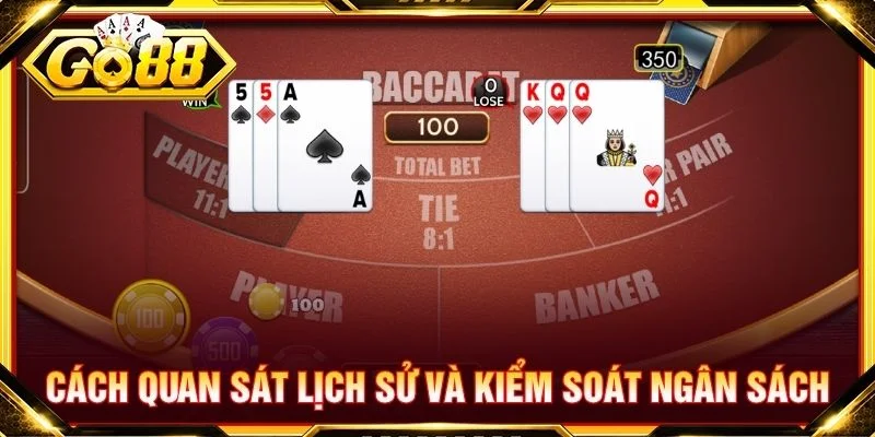 Cách quan sát lịch sử và kiểm soát ngân sách