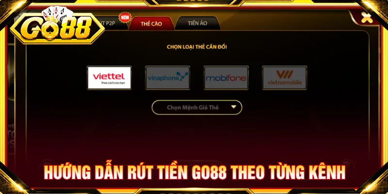 Đa dạng các kênh chuyển khoản để người chơi dễ lựa chọn