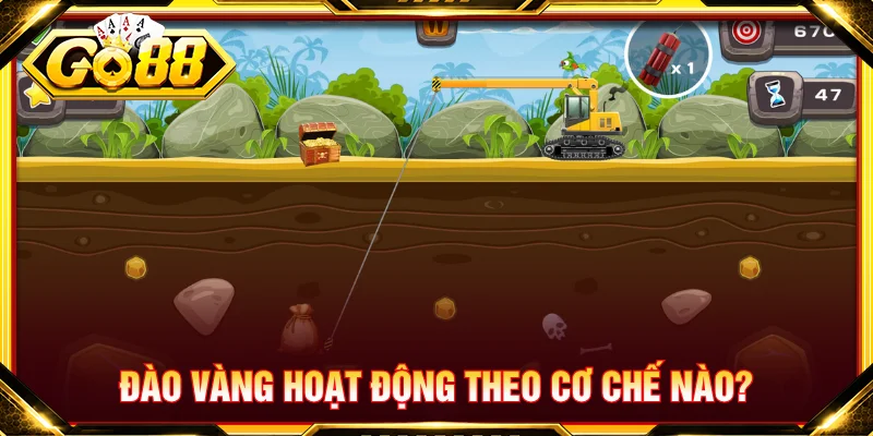 Đào vàng là game mô phỏng hoạt động khai thác kho báu