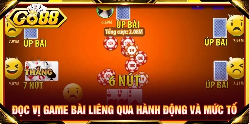 Đọc vị game bài liêng qua hành động và mức tố