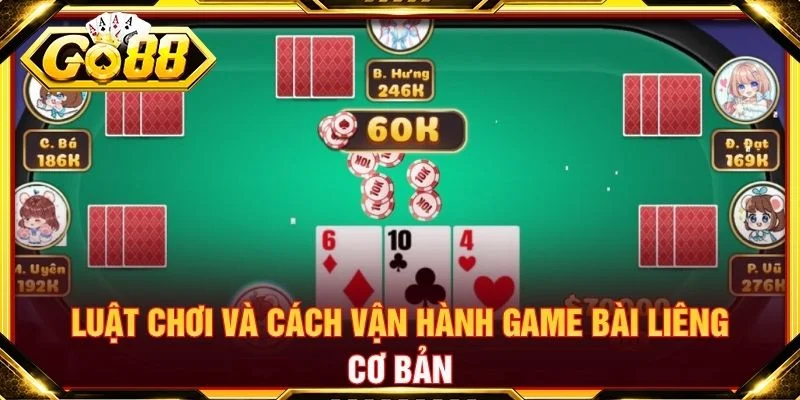 Luật chơi và cách vận hành game bài liêng cơ bản