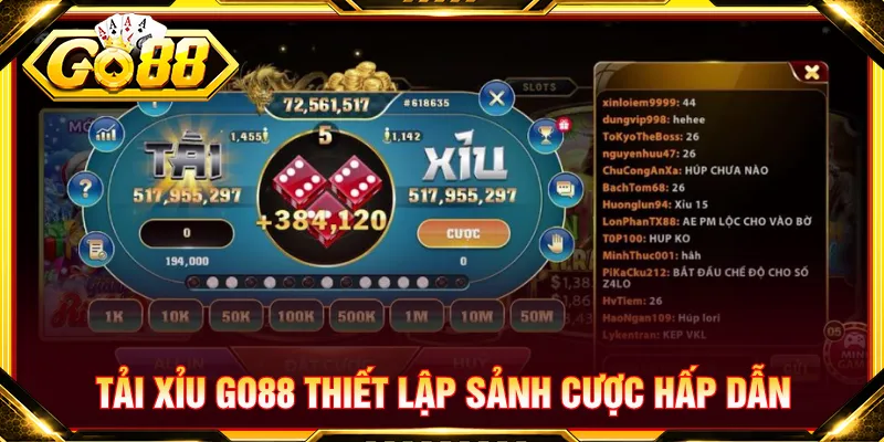 Tài xỉu phát triển dựa trên tổng điểm ba viên xí ngầu